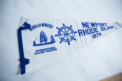 Vintage Newport RI Windjammers Flag Pennant // ONH Item 8681 Image 1