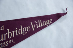 Vintage Old Sturbridge Village MA Felt Flag // ONH Item 8689 Image 2