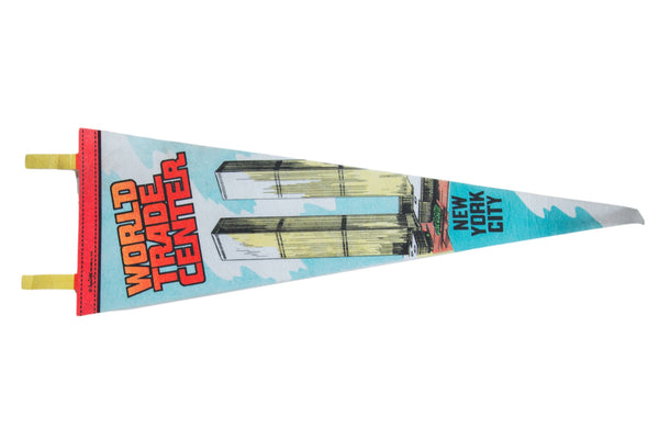 Vintage World Trade Center Flag Pennant // ONH Item 8709