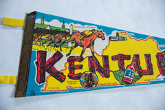 Vintage Kentucky Flag Pennant // ONH Item 8710 Image 1