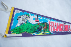 Vintage Franconia Notch Flag Pennant // ONH Item 8711 Image 1