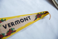 Vintage Vermont Flag Pennant // ONH Item 8712 Image 2