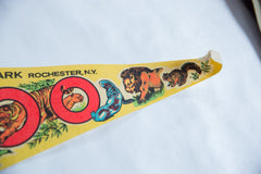 Vintage Seneca Park Rochester NY Zoo Flag Pennant // ONH Item 8714 Image 2