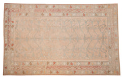 6.5x10.5 Vintage Distressed Oushak Carpet // ONH Item 8716