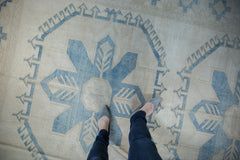 7x10.5 Vintage Distressed Oushak Carpet // ONH Item 8730 Image 1