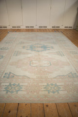 7.5x10.5 Vintage Distressed Oushak Carpet // ONH Item 8737 Image 6