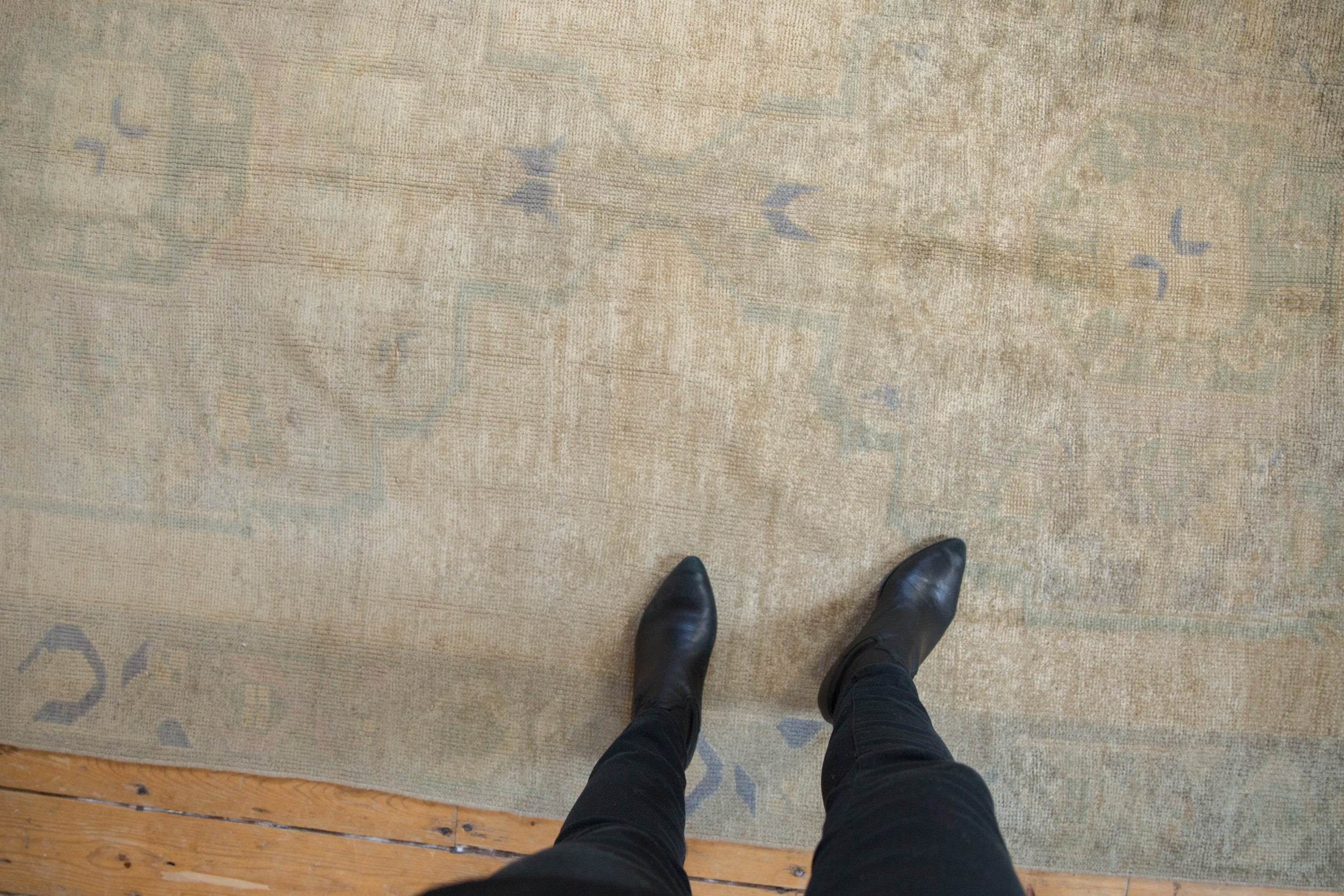 5x11.5 Vintage Distressed Oushak Rug Runner // ONH Item 8739 Image 1