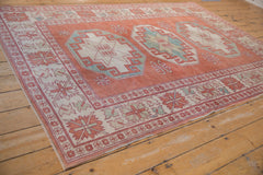 5.5x8 Vintage Distressed Oushak Carpet // ONH Item 8745 Image 5