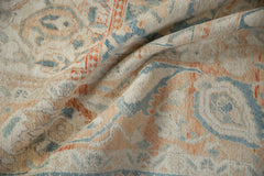 6.5x9.5 Vintage Distressed Turkish Bakhtiari Design Carpet // ONH Item 8747 Image 10