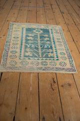2x3 Vintage Distressed Oushak Rug Mat // ONH Item 8753 Image 2