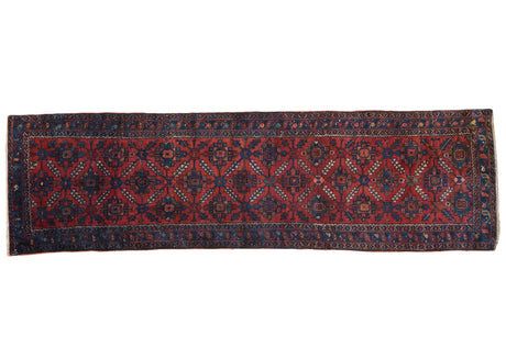 2.5x9.5 Vintage Fine Lilihan Rug Runner // ONH Item 8756