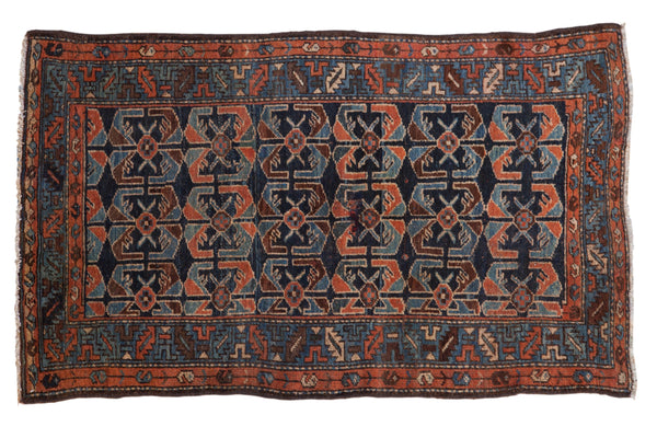 3.5x6 Antique Hamadan Rug // ONH Item 8761