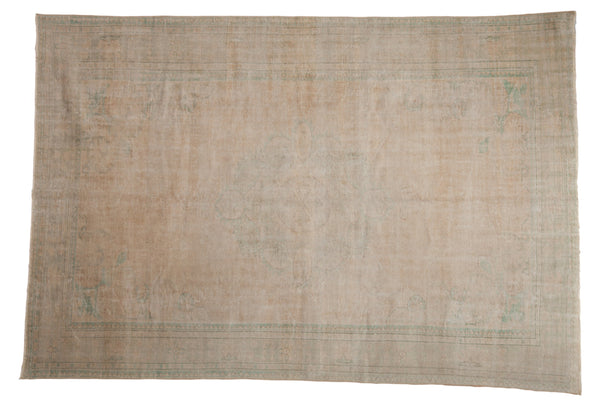 7x10.5 Vintage Distressed Oushak Carpet // ONH Item 8762