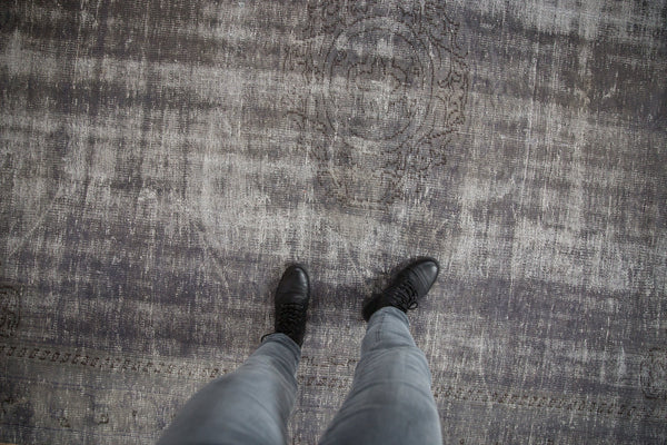 7.5x10.5 Vintage Distressed Overdyed Oushak Carpet // ONH Item 8765 Image 1
