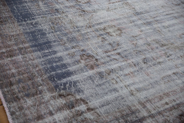 8x12.5 Vintage Distressed Overdyed Oushak Carpet // ONH Item 8766 Image 7