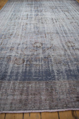 8x12.5 Vintage Distressed Overdyed Oushak Carpet // ONH Item 8766 Image 9