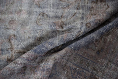 8x12.5 Vintage Distressed Overdyed Oushak Carpet // ONH Item 8766 Image 11