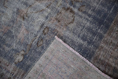 8x12.5 Vintage Distressed Overdyed Oushak Carpet // ONH Item 8766 Image 12