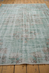 5.5x8 Vintage Distressed Oushak Carpet // ONH Item 8770 Image 4