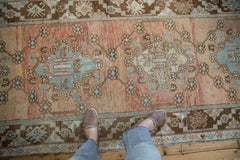 4x11.5 Vintage Distressed Oushak Rug Runner // ONH Item 8773 Image 2