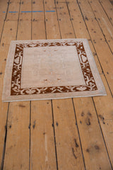 2x2.5 Vintage Distressed Oushak Square Rug Mat // ONH Item 8776 Image 3