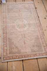 1.5x3 Vintage Distressed Oushak Rug Mat // ONH Item 8778 Image 4