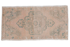 1.5x3.5 Vintage Distressed Oushak Rug Mat Runner // ONH Item 8784