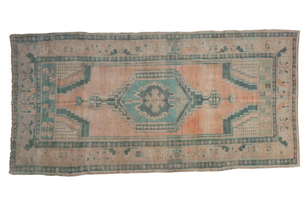 3.5x7 Vintage Distressed Oushak Rug Runner // ONH Item 8786