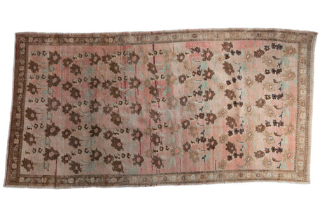 4.5x9 Vintage Distressed Oushak Rug Runner // ONH Item 8787