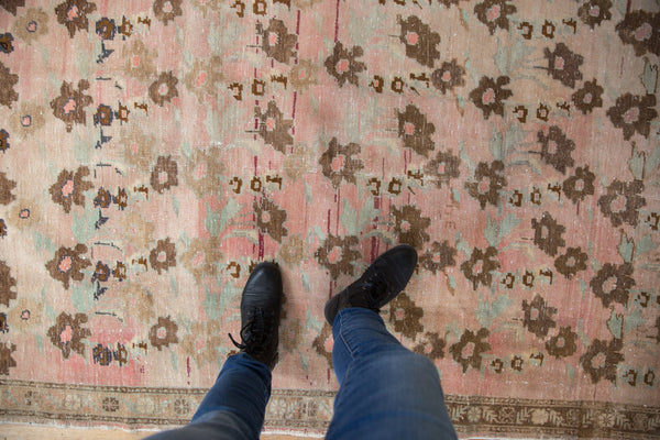 4.5x9 Vintage Distressed Oushak Rug Runner // ONH Item 8787 Image 1