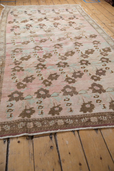 4.5x9 Vintage Distressed Oushak Rug Runner // ONH Item 8787 Image 2