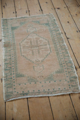 Vintage Distressed Oushak Rug Mat / ONH item 8793 Image 2