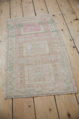 Vintage Distressed Oushak Rug Mat / ONH item 8794 Image 2