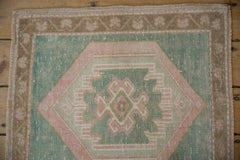 Vintage Distressed Oushak Square Rug Mat / ONH item 8797 Image 4