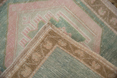 Vintage Distressed Oushak Square Rug Mat / ONH item 8797 Image 6