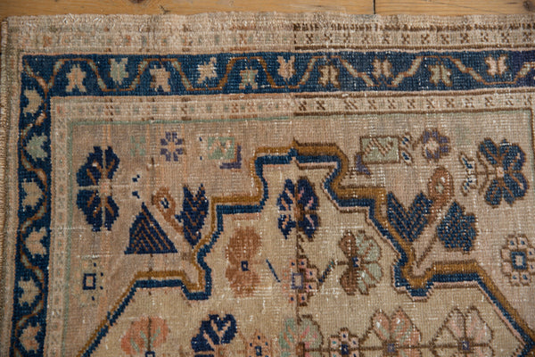 Vintage Distressed Oushak Square Rug Mat / ONH item 8801 Image 6