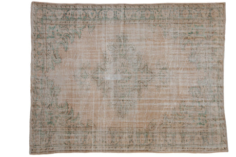 Vintage Distressed Oushak Carpet / ONH item 8807