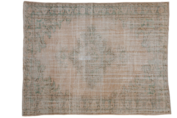 Vintage Distressed Oushak Carpet / ONH item 8807