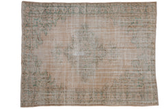 Vintage Distressed Oushak Carpet / ONH item 8807