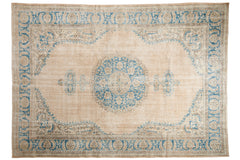 7.5x10.5 Vintage Distressed Oushak Carpet // ONH Item 8810