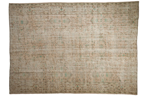 7x9.5 Vintage Distressed Oushak Carpet // ONH Item 8811