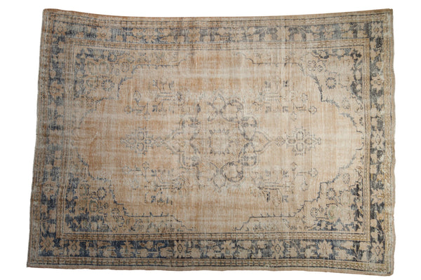 6.5x9 Vintage Distressed Oushak Carpet // ONH Item 8812