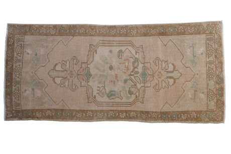 1.5x3.5 Vintage Distressed Oushak Rug Mat Runner // ONH Item 8814