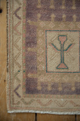 1.5x3 Vintage Distressed Oushak Rug Mat // ONH Item 8818 Image 4