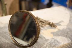 Vintage Fleur de Lis Accordion Shaving Mirror // ONH Item 8824 Image 1