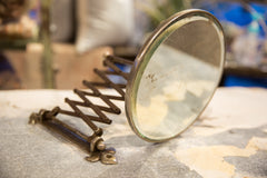 Vintage Fleur de Lis Accordion Shaving Mirror // ONH Item 8826 Image 4