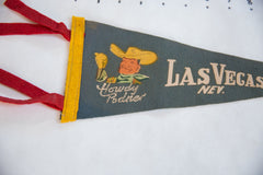 Vintage Las Vegas Nevada Felt Flag // ONH Item 8828 Image 1