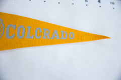Vintage University of Colorado Felt Flag // ONH Item 8829 Image 2