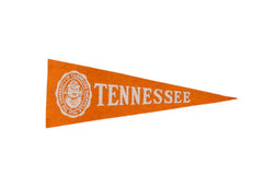 Vintage University of Tennessee Felt Flag // ONH Item 8830