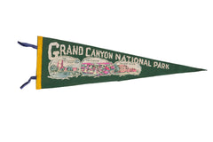 Vintage Grand Canyon National Park Felt Flag // ONH Item 8836